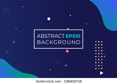 abstract background with gradient color and shapes