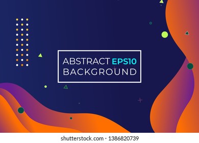abstract background with gradient color and shapes
