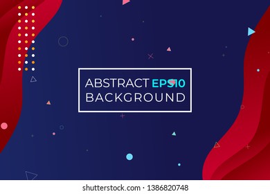 abstract background with gradient color and shapes