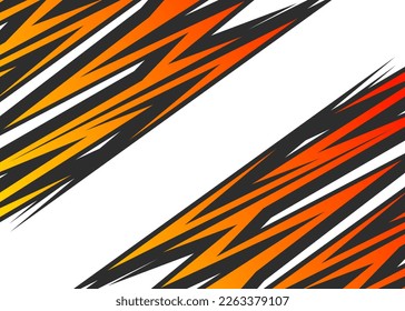 Abstract background with gradient color spike arrow pattern and with some copy space area. Abstract racing themed background