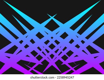 Abstract background with gradient color tribal ornament pattern