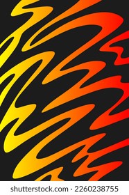 Abstract background with gradient color wavy line pattern