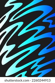 Abstract background with gradient color wavy line pattern