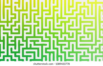 Abstract background with gradient colorful maze. Vector illustration