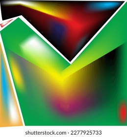 Fondo abstracto con cuadrados inmaculados de color gradiente.Para banner de diseño colorido abstracto.