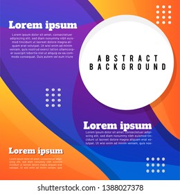 Abstract background Gradient Colorfull for media and template.  Eps10 vector.