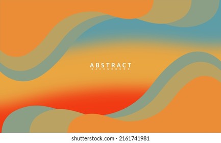 Abstract background with gradient colors. Colorful geometric background. Stylish gradient shape composition. Cool background design for posters. Vector illustration