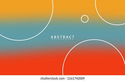 Abstrakter Hintergrund mit Farbverlauf-Farben. Farbiger geometrischer Hintergrund. Stilvolle Farbverlauf-Zusammensetzung. Coole Hintergrundgestaltung für Poster. Vektorgrafik