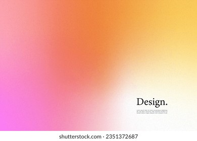 Abstract background in gradient colors. Colorful grain banner vector illustration.