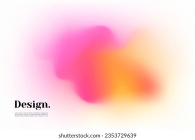 Abstract background in gradient colors. Colorful grain banner vector illustration.