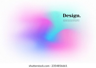 Abstract background in gradient colors. Colorful grain banner vector illustration.