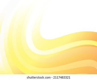 Abstract background with gradient colors of orange, yellow and white in vector format