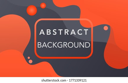 Abstract background with gradient colour. Creative fluid style. Dynamic shapes elements. Vector from illustrator program.