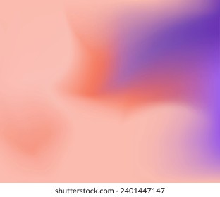 Abstract background, gradient cream, orange, purple. Vector illustration.