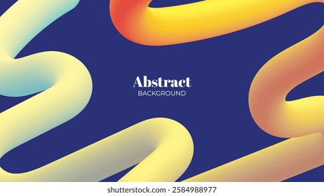 Abstract background, Gradient curve line background, twisted line wallpaper, twisted line wave vector decorative illustration