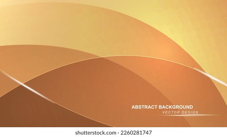 Abstract background with gradient curve shapes