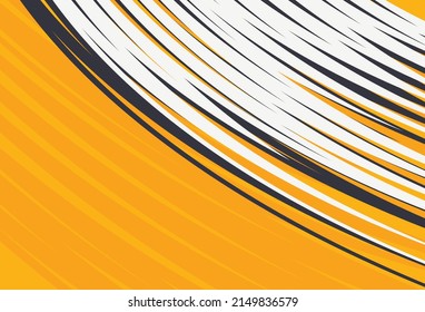 Abstract background with gradient curved slash line pattern and with some copy space area