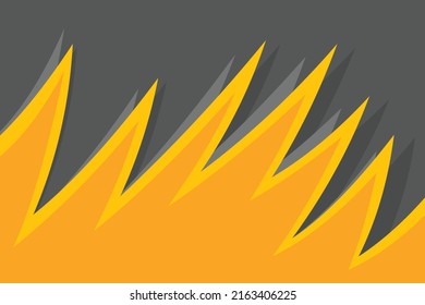 Abstract background with gradient curved spikes pattern and with some copy space area