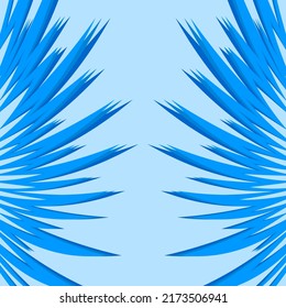 Fondo abstracto con patrón de puntas curvadas degradadas