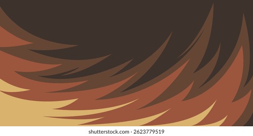 Plano de fundo abstrato com padrão de picos curvos de gradiente e com alguma área de espaço de cópia