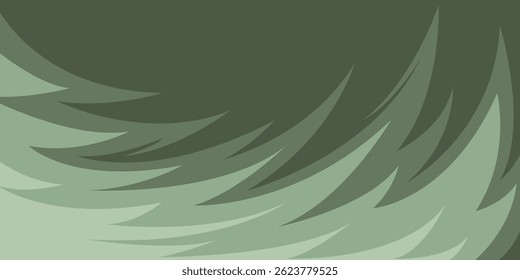 Plano de fundo abstrato com padrão de picos curvos de gradiente e com alguma área de espaço de cópia