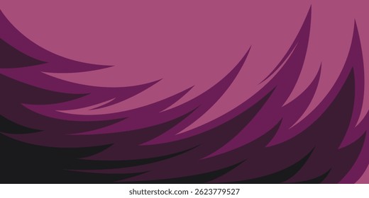 Plano de fundo abstrato com padrão de picos curvos de gradiente e com alguma área de espaço de cópia