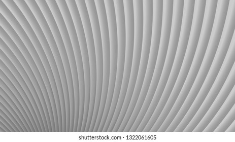 Abstract background of gradient curves in gray colors