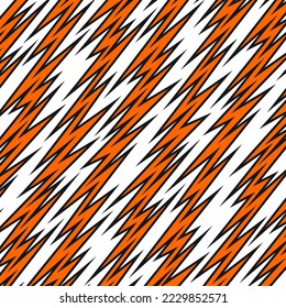 Abstract background with gradient diagonal zigzag lines pattern. Stroked zigzag lines