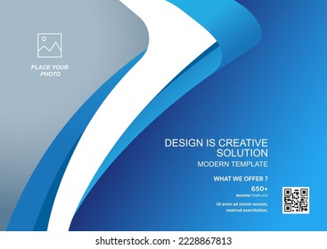 Abstract background with gradient, Dynamic shapes composition. Eps10 vector.

