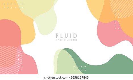 abstract background gradient fluid shapes colorful vector design