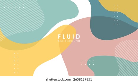Fondo abstracto gradiente fluido Formas colorido diseño de Vector
