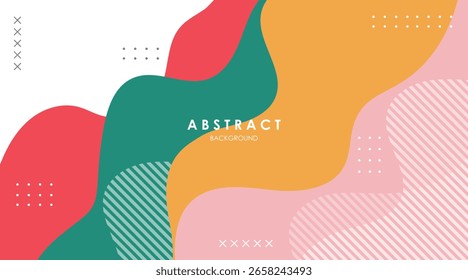 abstract background gradient fluid shapes colorful vector design