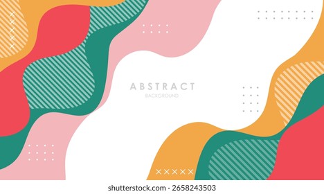 abstract background gradient fluid shapes colorful vector design