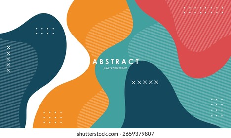 abstract background gradient fluid shapes colorful vector design