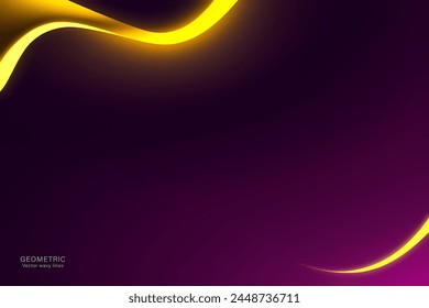 Abstract background with gradient gold purple color. Modern colorful abstract pattern design.