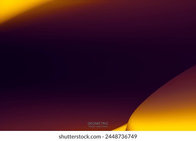 Fondo Abstractas con degradado de color dorado púrpura. Diseño abstracto colorido moderno del modelo.