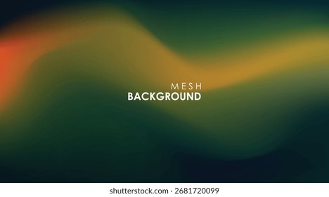 abstract background gradient green, yellow and orange colorful mesh