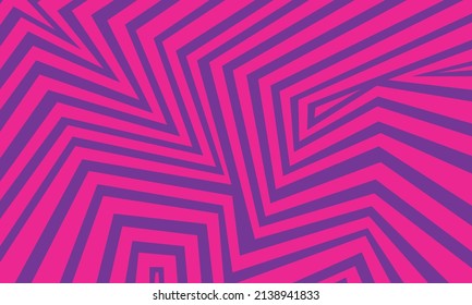 Abstract background with gradient illusion line pattern