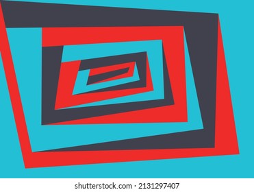 Abstract background with gradient illusionist pattern