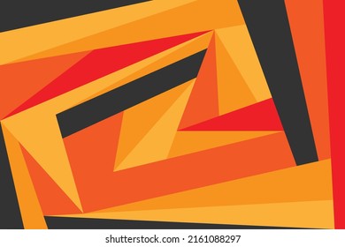 Abstract background with gradient illusionist pattern