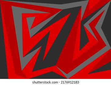 Abstract background with gradient illusionist pattern