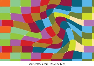 Abstract background, Gradient ilustration with purple, yellow, green Colors
