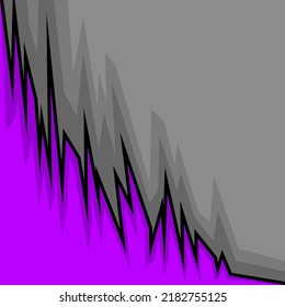 Abstract background with gradient jagged edge pattern and with some copy space area