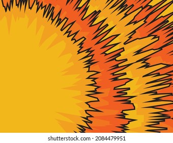 Abstract background with gradient jagged pattern