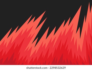 Abstract background with gradient jagged pattern and with some copy space area