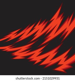 Abstract background with gradient jagged zigzag pattern