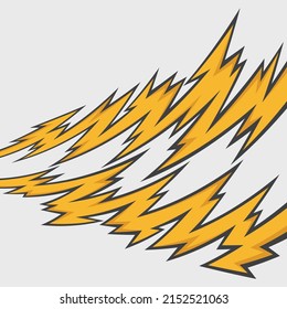 Abstract background with gradient jagged zigzag pattern