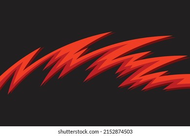 Abstract background with gradient jagged zigzag pattern