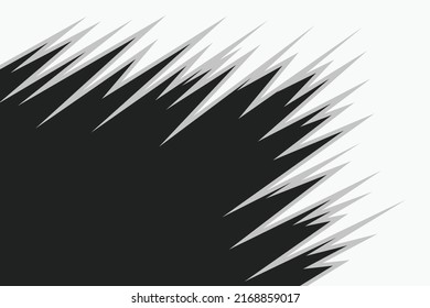 Abstract background with gradient jagged zigzag pattern and with some copy space area