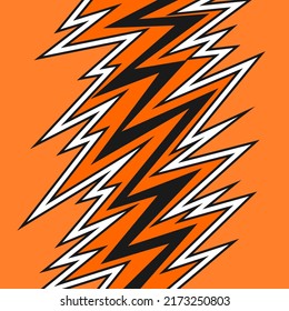 Abstract background with gradient jagged zigzag line pattern